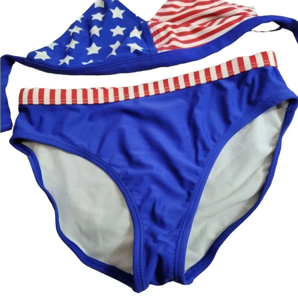 OP patriotic flag bikini L10/12